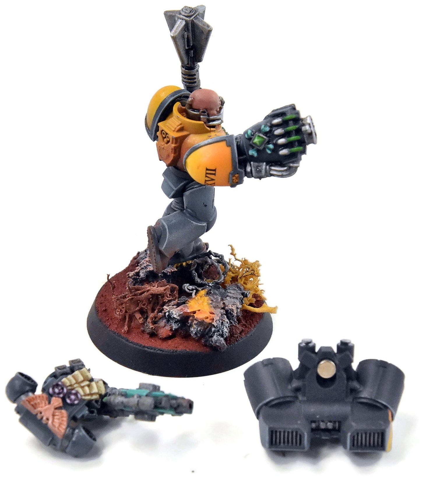 SPACE MARINES Captain #1 WELL PAINTED Warhammer 40K