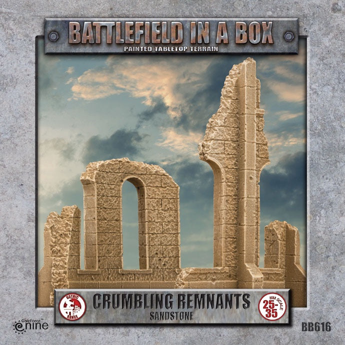 Battlefield In A Box : Crumbling Remnants Sandstone
