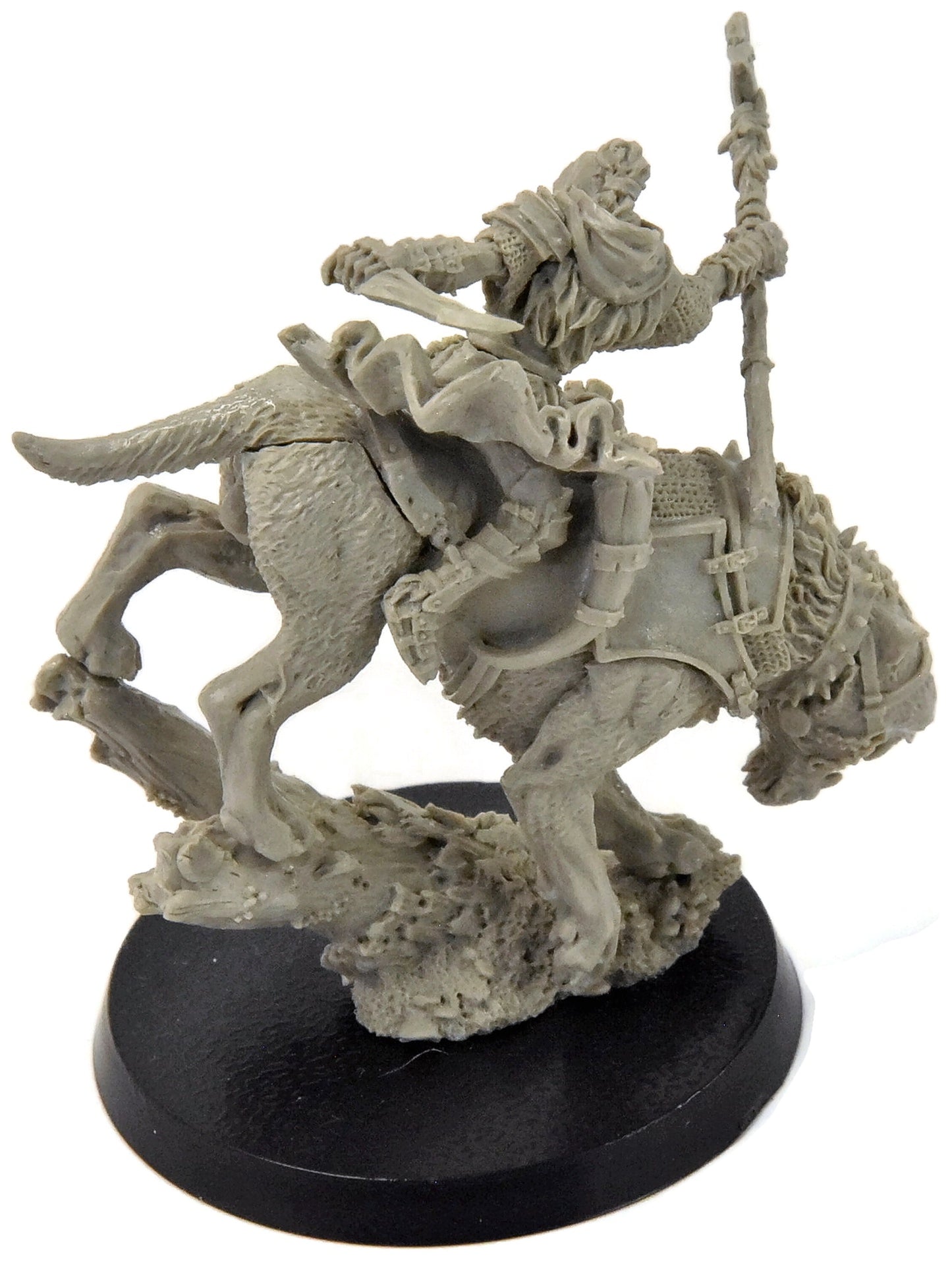 MIDDLE-EARTH Orc Shaman On Warg #1 Not GW Resin 40mm LOTR
