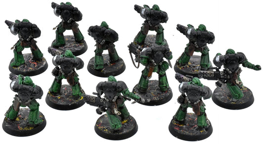 SPACE MARINES 11 Intercessors #1 WELL PAINTED Warhammer 40K