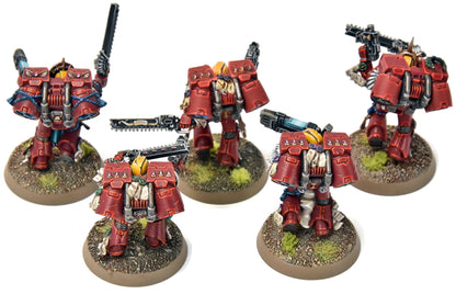 BLOOD ANGELS 5 Vanguard Veteran Squad #15 PRO PAINTED Warhammer 40K