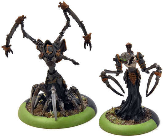WARMACHINE Master Necrotech Mortenebra And Deryliss #1 METAL Cryx