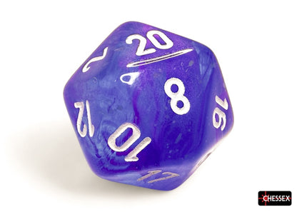 Nebula 7-die Set Aura/white Luminary