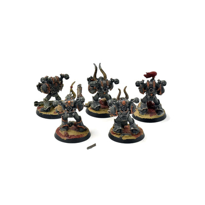 CHAOS SPACE MARINES 5 Chaos Marines #1 40K Plague marines