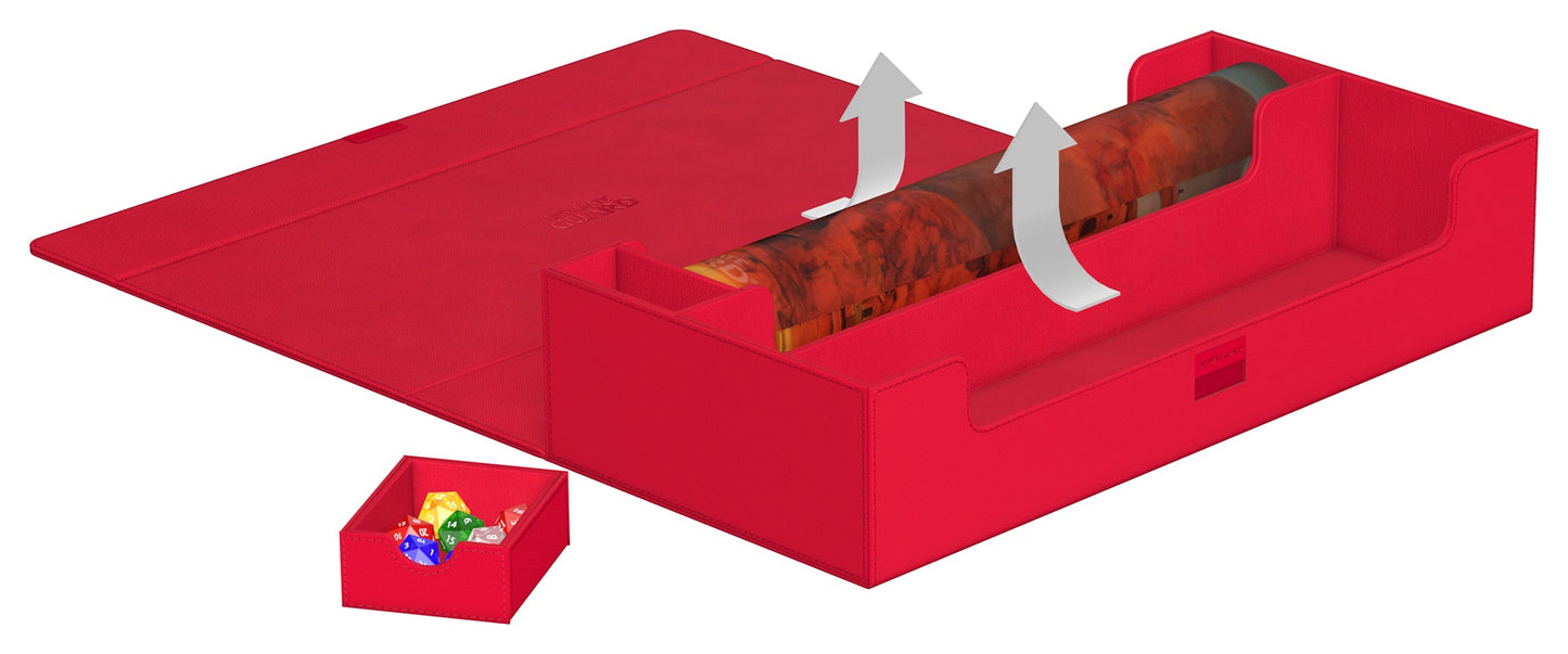 Ultimate Guard Deck Case Superhive 550+ Monocolor Red