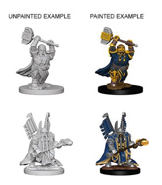 D&D Unpainted Minis Wv4 Dwarf Male Paladin