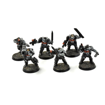 SPACE MARINES 6 Scouts #1 WELL PAINTED Warhammer 40K