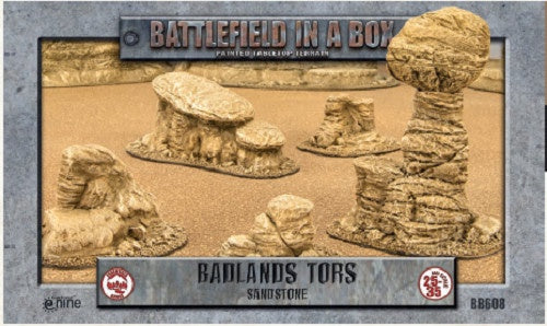 Battlefield In A Box - Badlands Tors - Sandstone