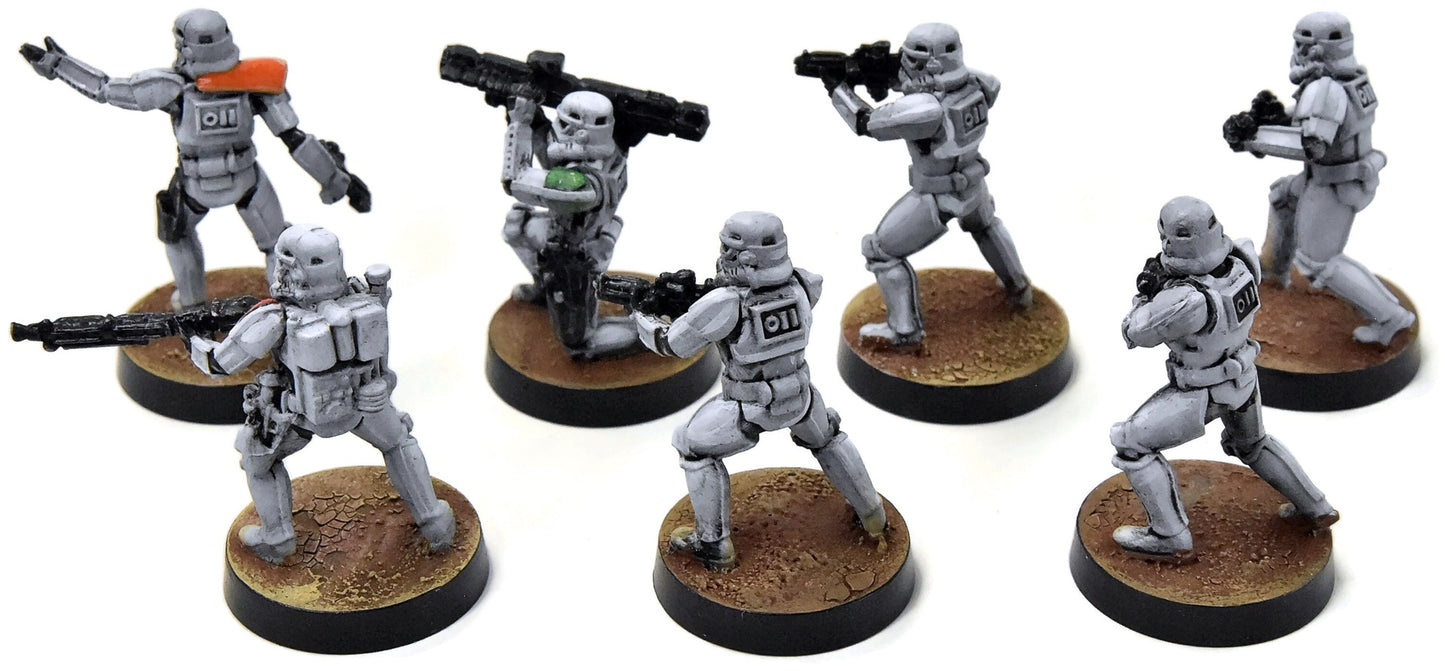STAR WARS LEGION 7 Stormtroopers #1 PRO PAINTED empire