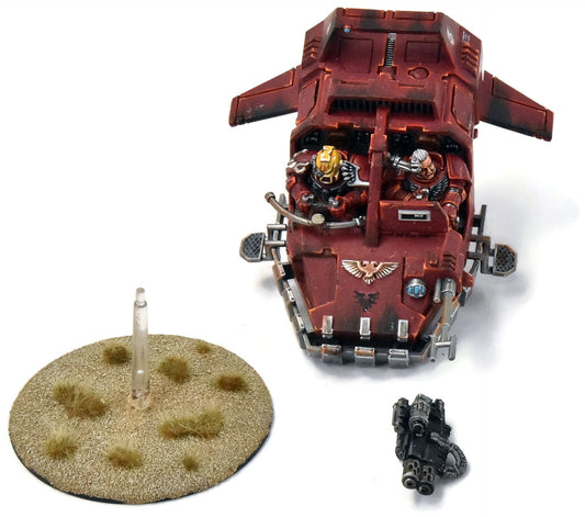 BLOOD ANGEL Land Speeder #2 WELL PAINTED Warhammer 40K