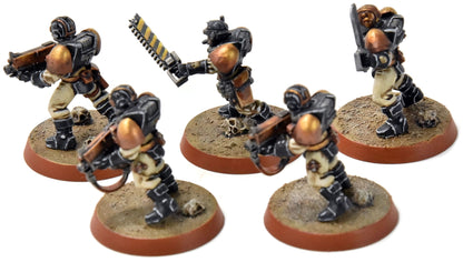 SPACE MARINES 5 Scouts #3 missing one hand PRO PAINTED Warhammer 40K