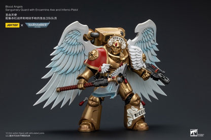 Sanguinary Guard with Encarmine Axe and Inferno Pistol Blood Angels Joy Toy