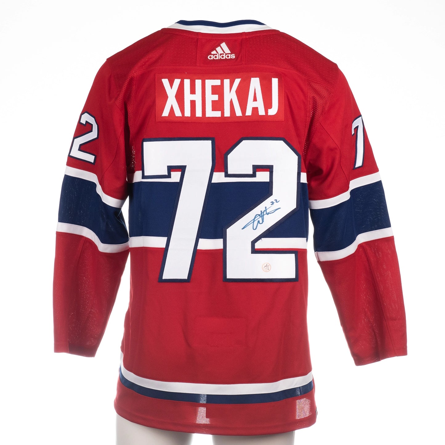 Arber Xhekaj Autographed Adidas Authentic Jersey