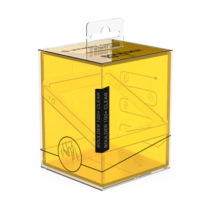 Ultimate Guard Deck Case Boulder 100+ Clear Amber