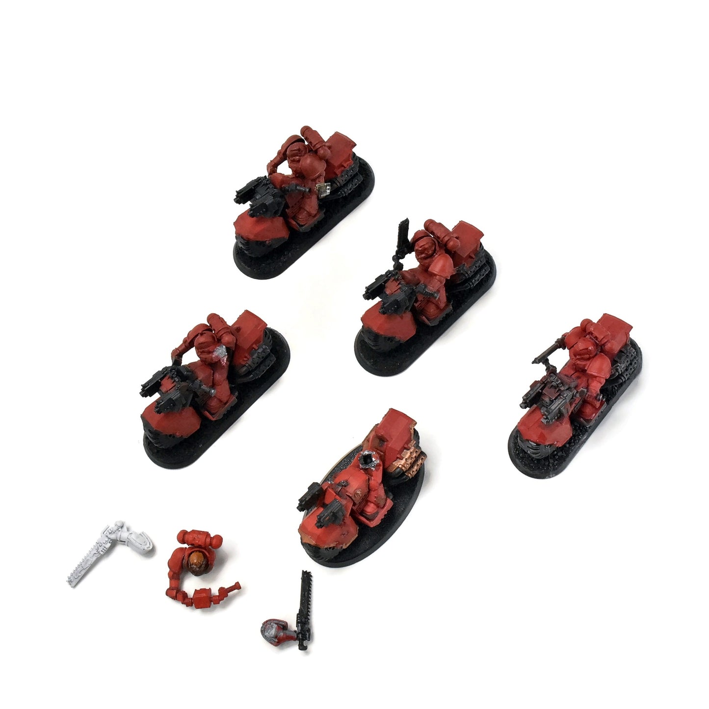 BLOOD ANGELS 5 Bikers Squad #1 Warhammer 40k