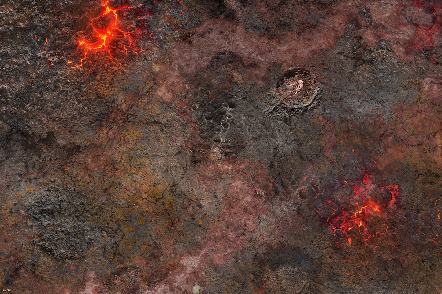 Terrain Crate - Battle Mat Hellscape 44 Inch X60 Inch
