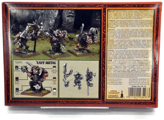 CHAOS Chaos Ogre Command #1 OOP Warhammer Fantasy In Box