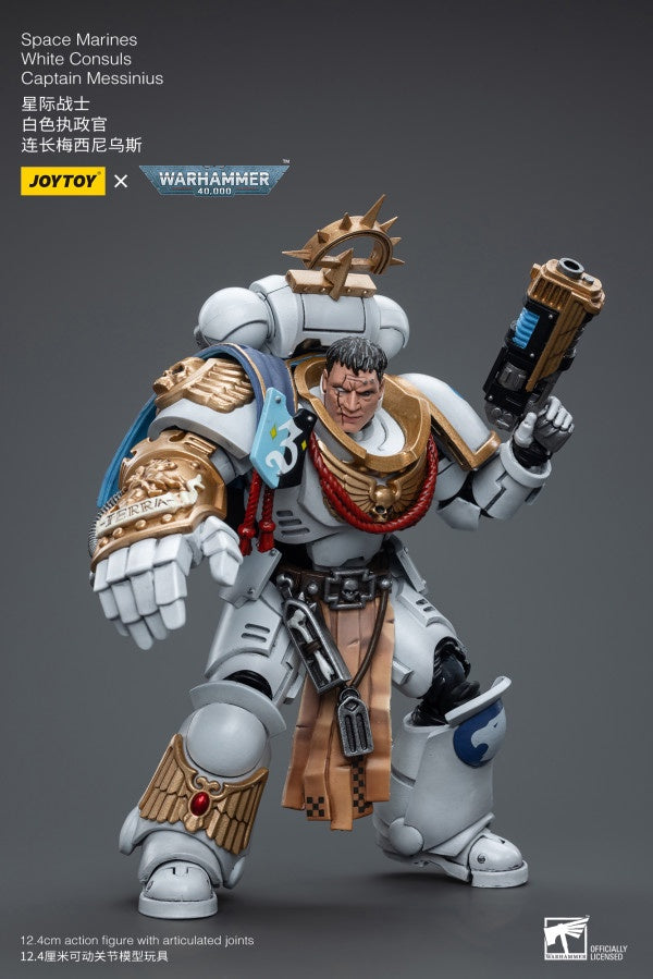 White Consuls Captain Messinius Space Marines Joy Toy