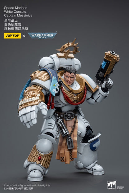 White Consuls Captain Messinius Space Marines Joy Toy