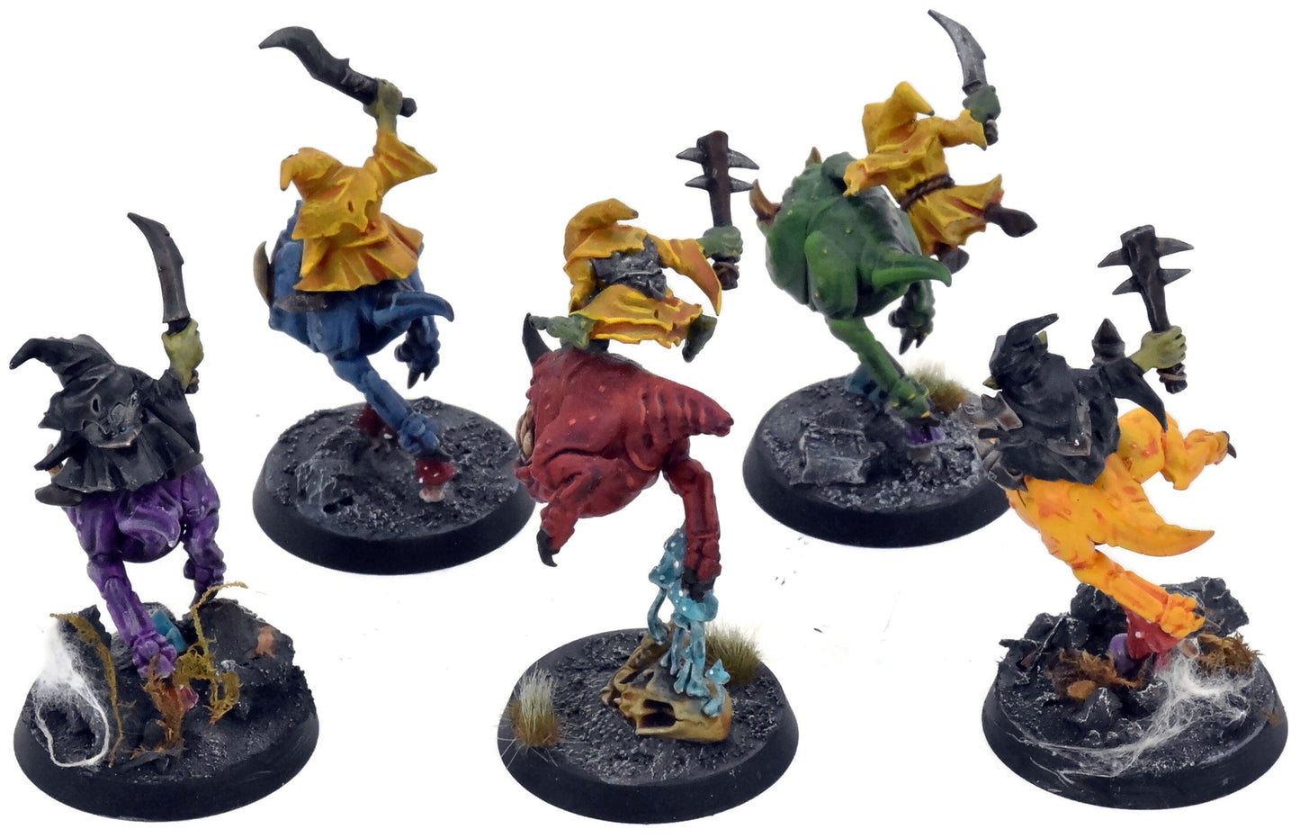 GLOOMSPITE GITZ 5 Squig Hoppers #1 WELL PAINTED Warhammer Sigmar