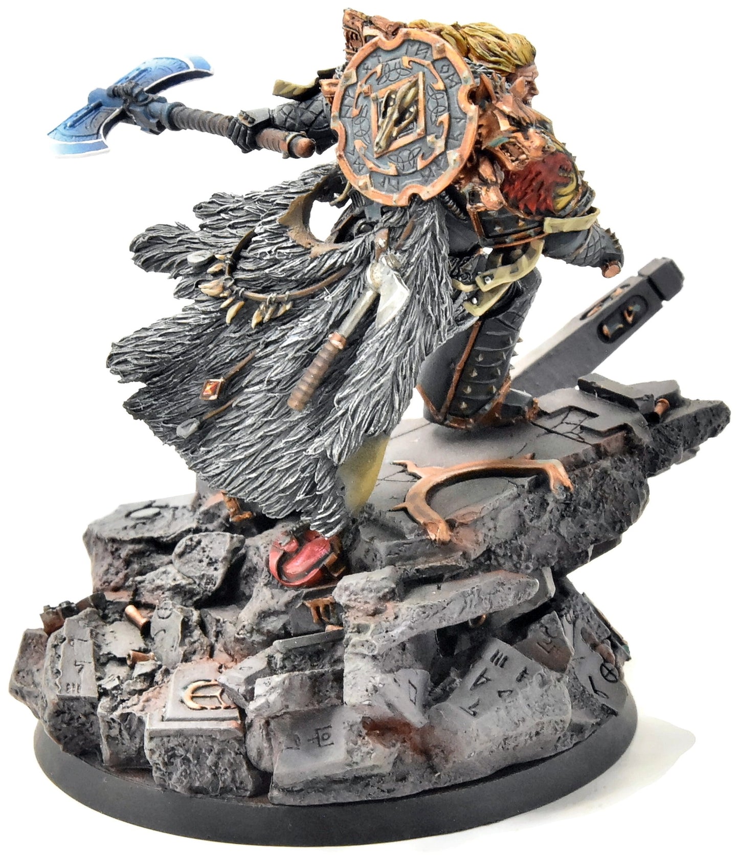 SPACE WOLVES Primarch Leman Russ #1 PRO PAINTED Forge World