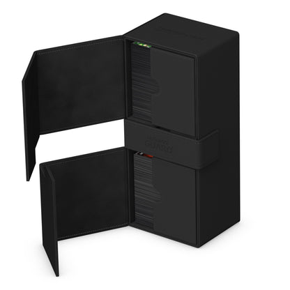 Ultimate Guard Twin Flip N Tray Deck Case Monocolor Black 266+