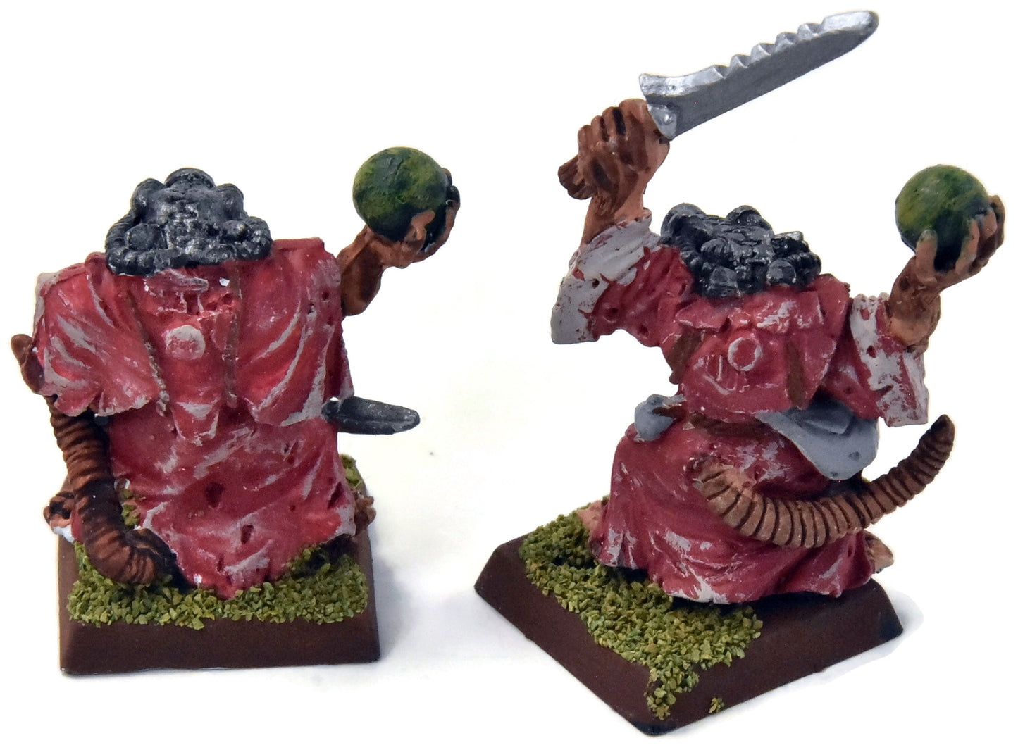 SKAVEN 2 Skryre Acolytes #5 METAL No backpacks Warhammer Fantasy