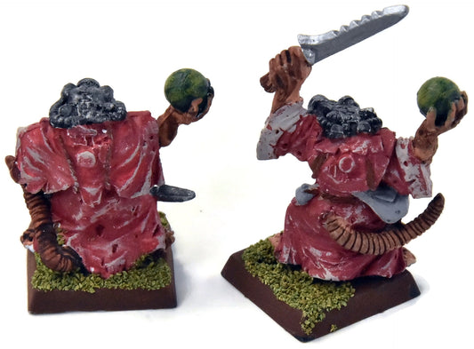 SKAVEN 2 Skryre Acolytes #5 METAL No backpacks Warhammer Fantasy