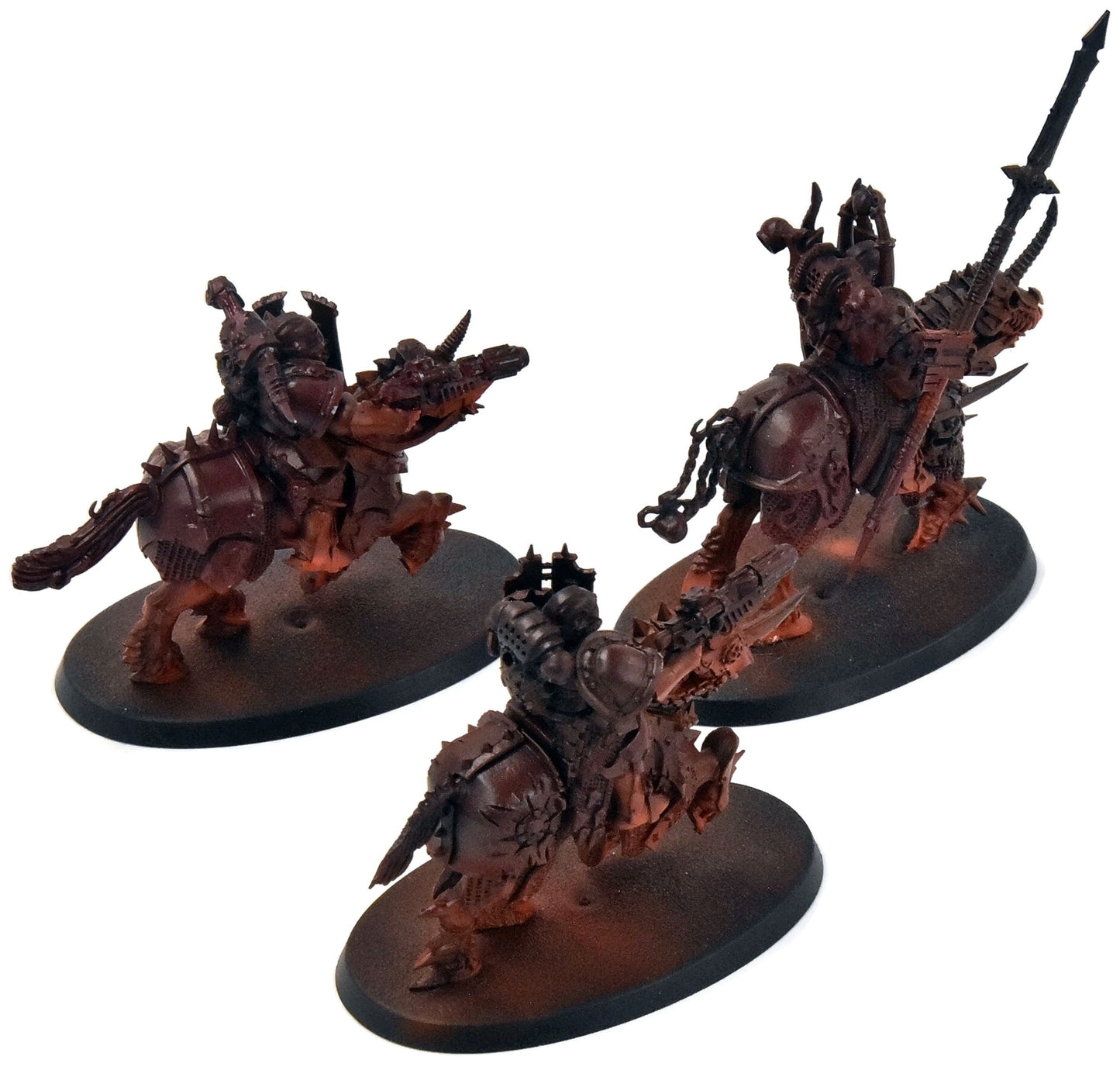 CHAOS SPACE MARINES 3 Chaos bikers #1 Warhammer 40K Converted