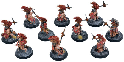 FYRESLAYERS 10 Vulkite Berzerkers #1 WELL PAINTED Warhammer Sigmar