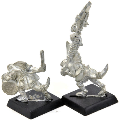 LIZARDMEN Skink Command #1 METAL Warhammer Fantasy