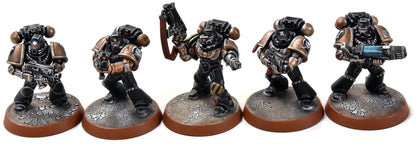 SPACE MARINES 10 Tactical Marines Squad #4 PRO PAINTED Warhammer 40K
