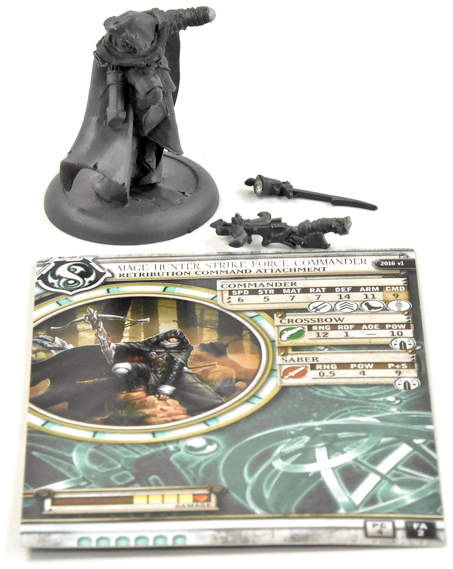 WARMACHINE Mage Hunter Commander #1 METAL Retribution