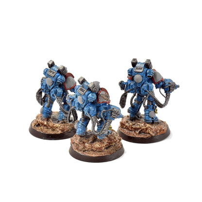 SPACE MARINES 3 Aggressors #2 WELL PAINTED Warhammer 40K