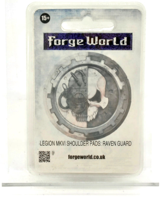 Horus Heresy Legion Mkvi Shoulder Pads : Raven Guard #1 Horus Heresy FW