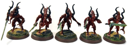 BLADES OF KHORNE 10 Bloodletters #5 WELL PAINTED Sigmar