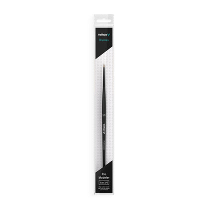 Vallejo - Natural Hair Round Brush No. 3/0 (VAL-B01030)