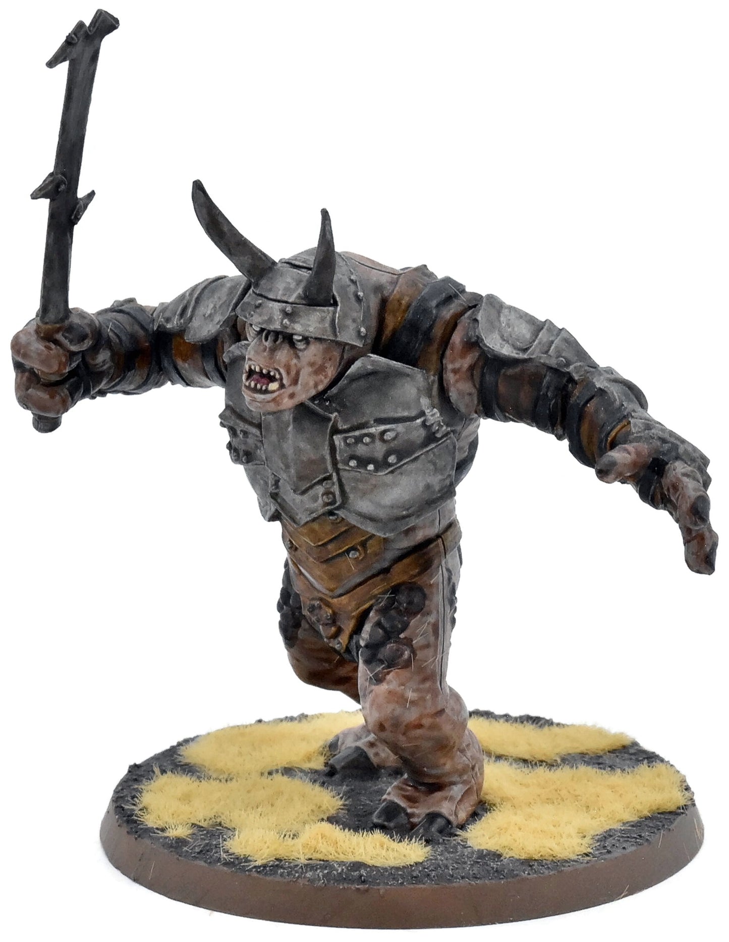 LOTR Mordor Troll Isengard #2 WELL PAINTED Middle Earth Strategy Battle Game