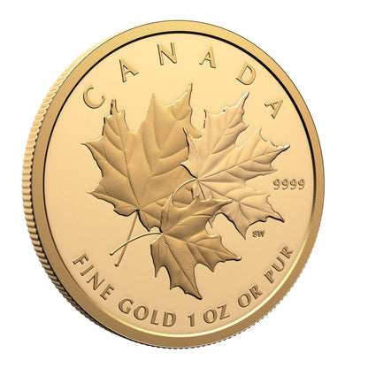 Triple Maple – 1 oz. $200 Pure Gold Coin