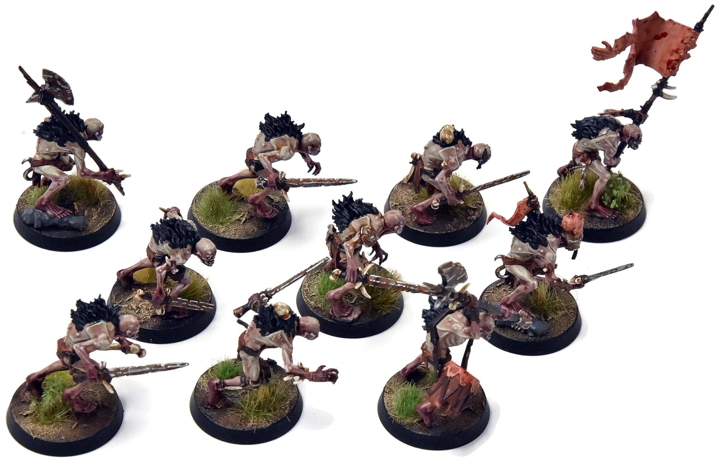 FLESH-EATER COURTS 10 Morbheg Guards #1 PRO PAINTED Cryptguard