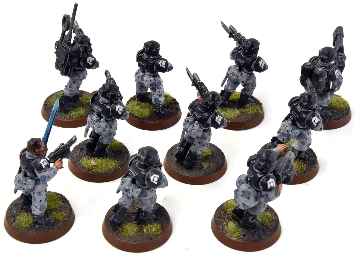 ASTRA MILITARIUM 10 Cadian Shock Troop #18 WELL-PAINTED Warhammer 40K