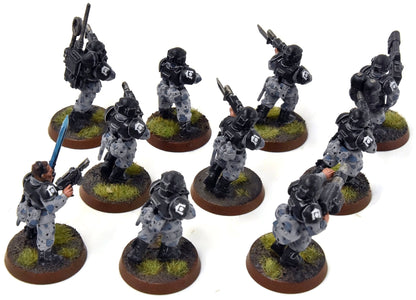 ASTRA MILITARIUM 10 Cadian Shock Troop #18 WELL-PAINTED Warhammer 40K