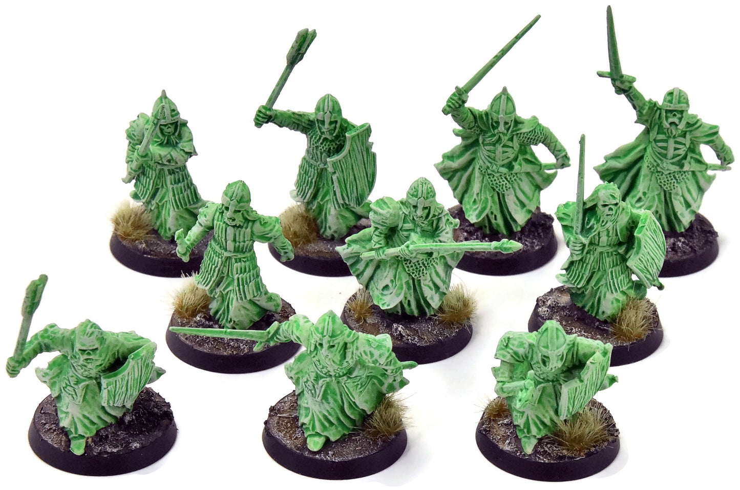 LORD OF THE RINGS 10 Army Of The Dead Warriors #2 WELL PAINTED LOTR