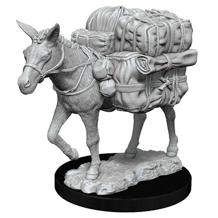 D&D Wizkids Unpainted Minis Wv7 Pack Mule