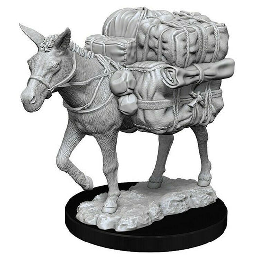 D&D Wizkids Unpainted Minis Wv7 Pack Mule
