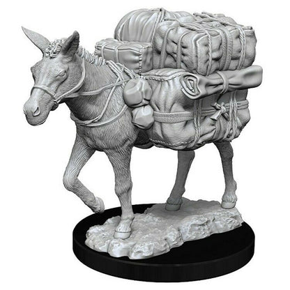 D&D Wizkids Unpainted Minis Wv7 Pack Mule