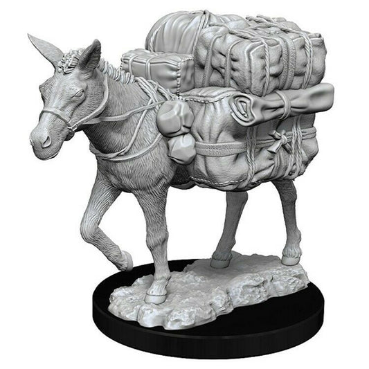 D&D Wizkids Unpainted Minis Wv7 Pack Mule