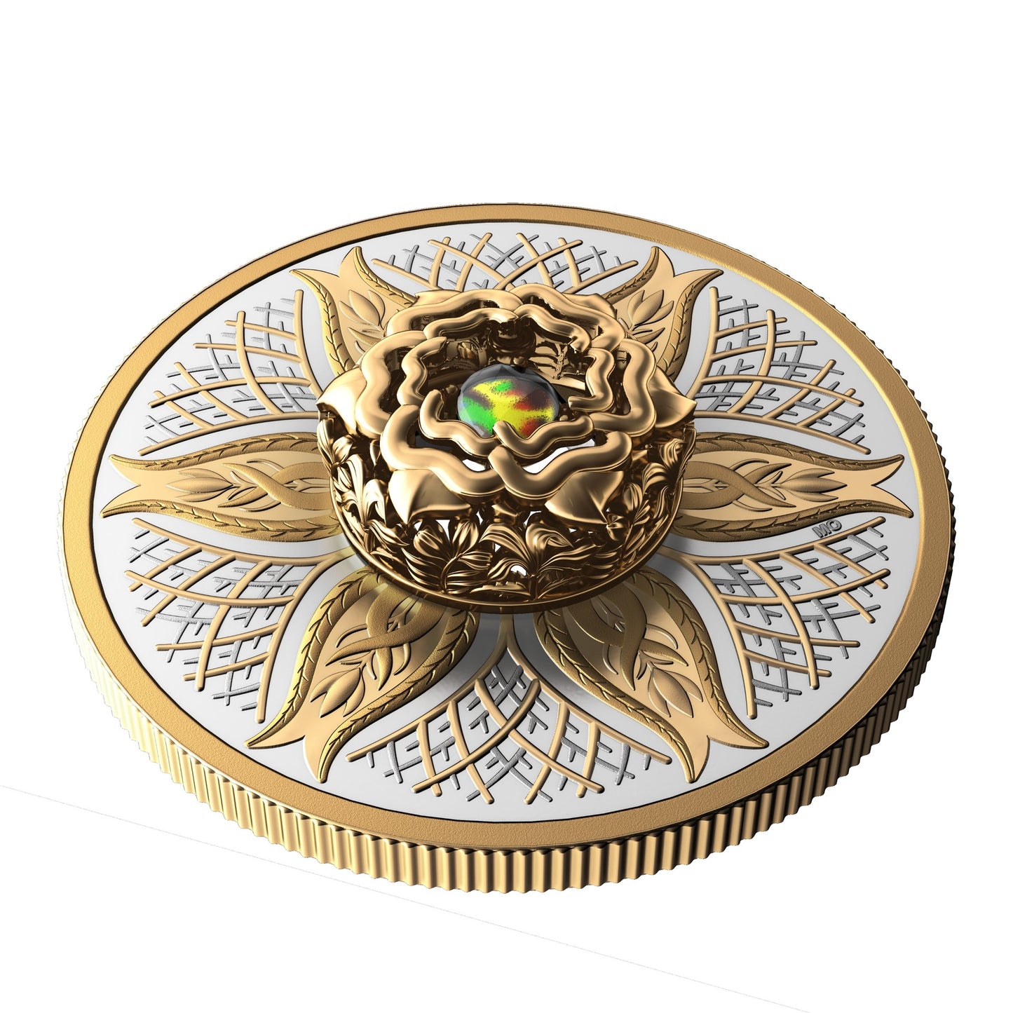 Dancing Ammolite: Elements of Nature - Earth – Fine Silver Coin (249159)