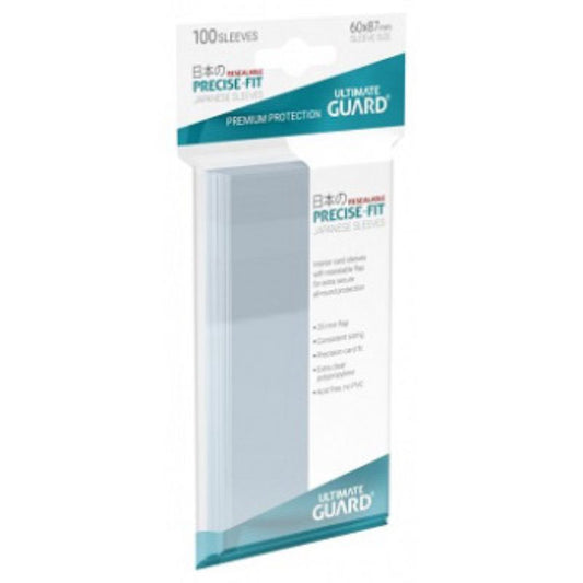 Ultimate Guard Sleeves Precise Fit Small Resealable 100Ct
