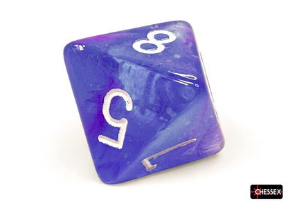 Nebula 7-die Set Aura/white Luminary